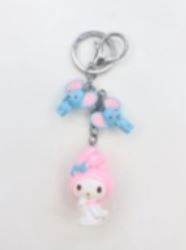 My melody key chain with 2 mice