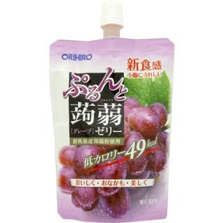 ORIHIRO konjak jelly grape standing pouch