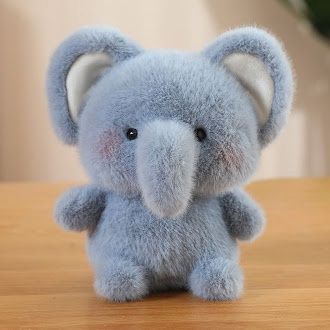 Elephant soft toy 15cm