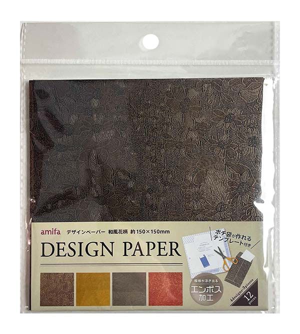 Design Paper 12P Floral@ﾃﾞｻﾞｲﾝﾍﾟｰﾊﾟｰ 12P 和風花柄