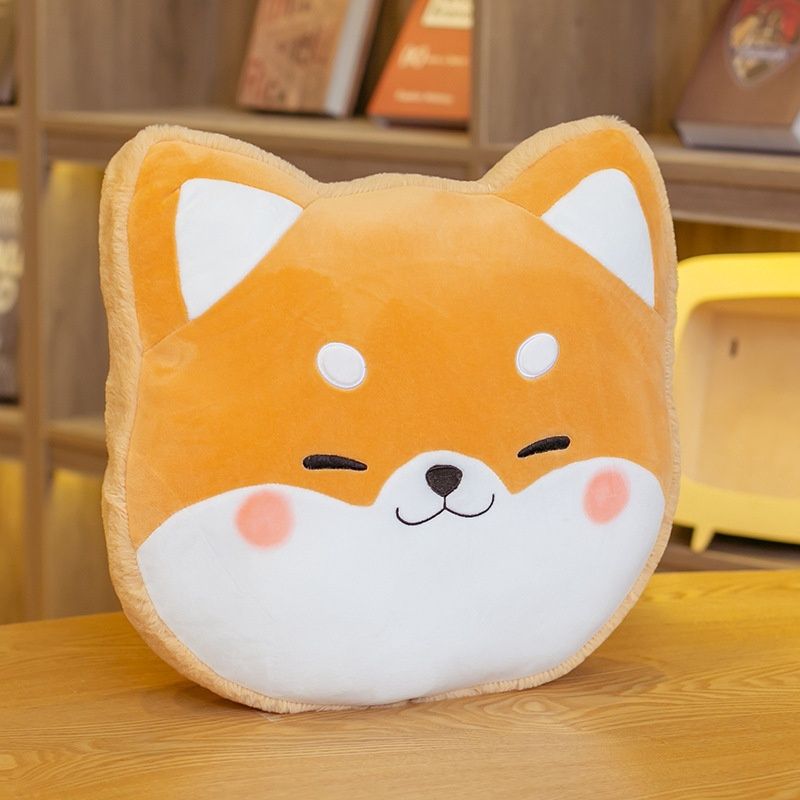 Shiba Dog Face Cushion