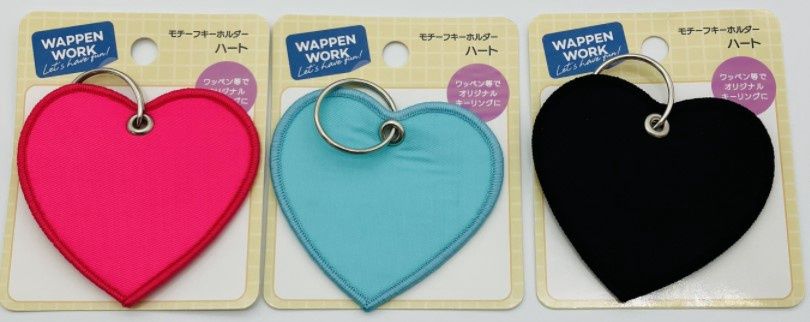 Key ring@ﾓﾁｰﾌｷｰﾎﾙﾀﾞｰﾊｰﾄ/3AST