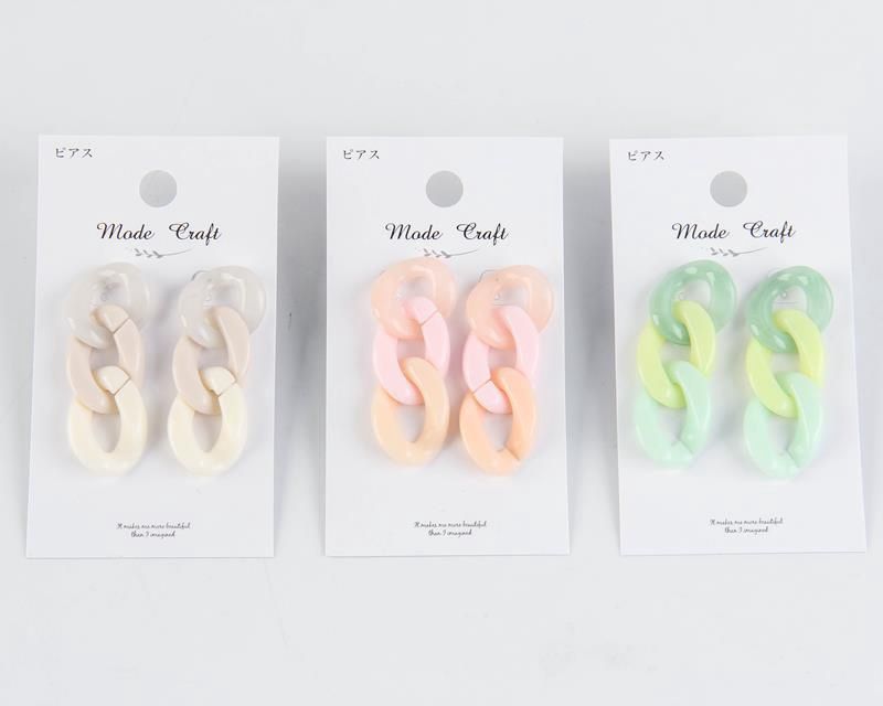 twist circle three pierced earrings@ひねりサークル　3連ピアス