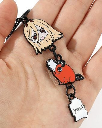 Chainsaw man key chain Metal
