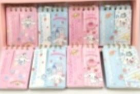 Sanrio Memo Pad with front cover, Type: Cinnamoroll