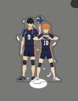 Haikyu!!Acrylic Stand 15cm, Character: (Kageyama&amp;Hinata)
