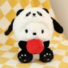 Pochacco Panda 20cm with an apple
