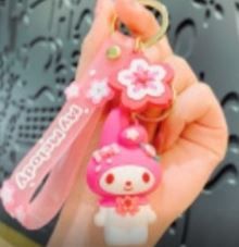 My Melody Keychain Sakura
