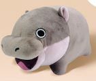 Moo Deng Hippo Plush Toy (B)