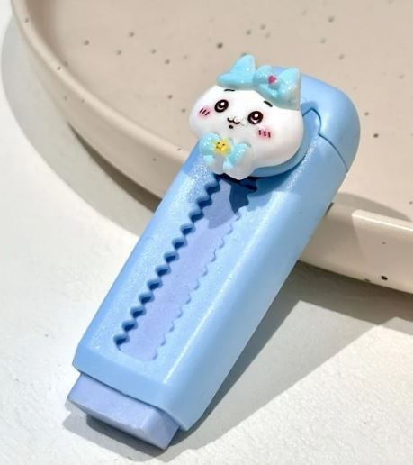 Chiikawa eraser with case, Colour: Blue