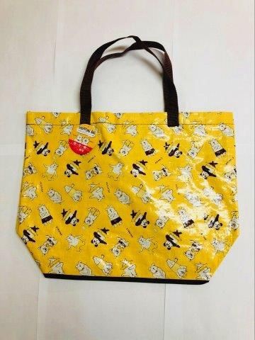 shopping bag with touch tape Horizontal@アニマル柄ショッピングバッグテープ横