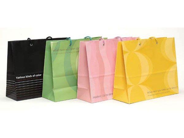 Paper bag L (wide)@SJI-90701 ペーパーバッグ L(ヨコ)