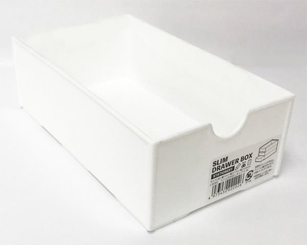 Storage Plastic(PP)@スリム引き出しボックス W