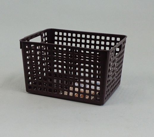 PP Basket@012101 ﾌｨｯﾄﾊﾞｽｹｯﾄ ﾊｰﾌ【海外】チョコブラウン