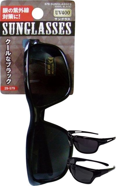 579 SUNGLASSES(COOL BLACK)@クールブラックサングラス