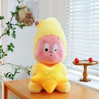 Yellow suits soft toy 60cm