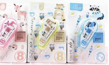 C Correction tape animal pattern