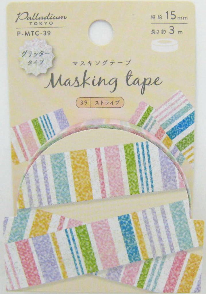 P Masking TapeC 39@P マスキングテープC 39 ストライプ