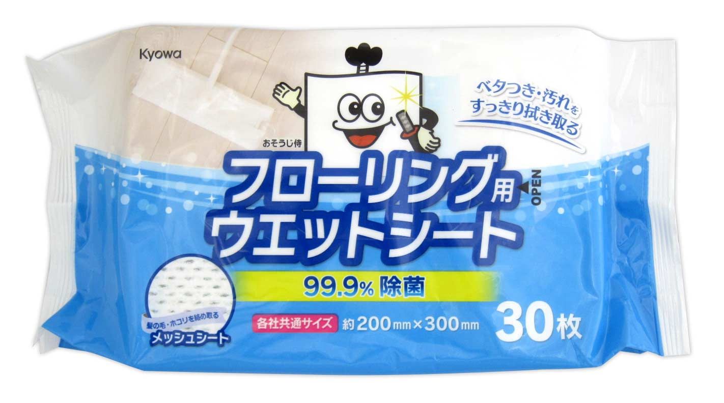 131113 Floor wipes 30sheets@おそうじ侍 フローリング用ウエットシート 30枚