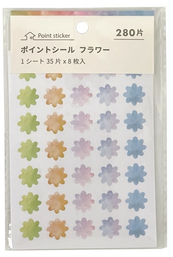 Point sticker@ポイントシールフラワー
