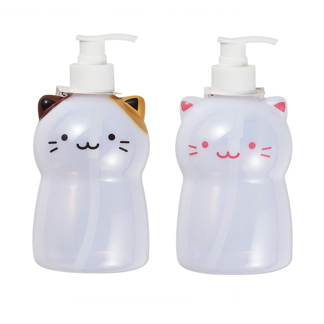 Animal pump bottle 500mL (cat)@ｱﾆﾏﾙﾎﾟﾝﾌﾟﾎﾞﾄﾙ 500mL (ねこ)/2AST