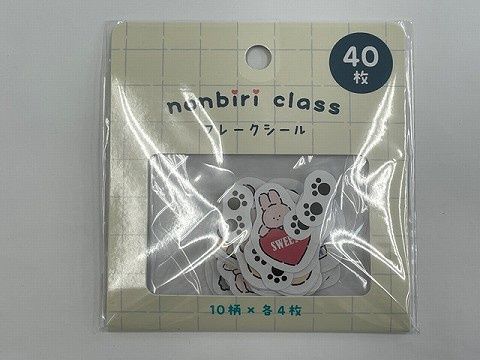 flake stickers 40 sheets@nonbiri classフレークシール40枚