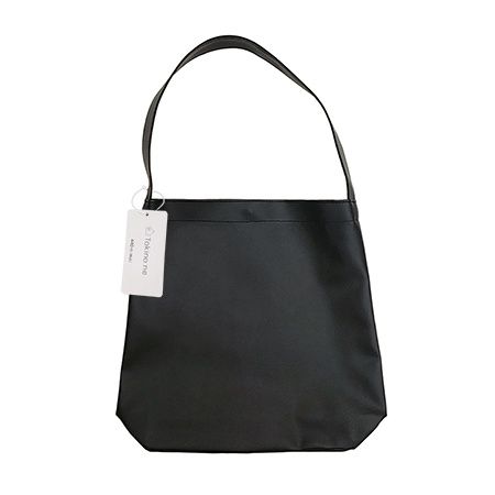ONE HANDLE BAG BK@TPB.高額(4.0)合皮 ワンハンドルバッグBK