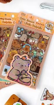 Capybara sticker sheets