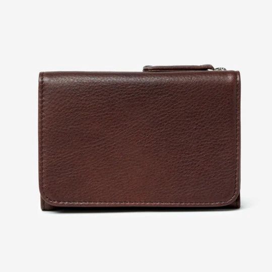 Snap Wallet, Color: Brandy
