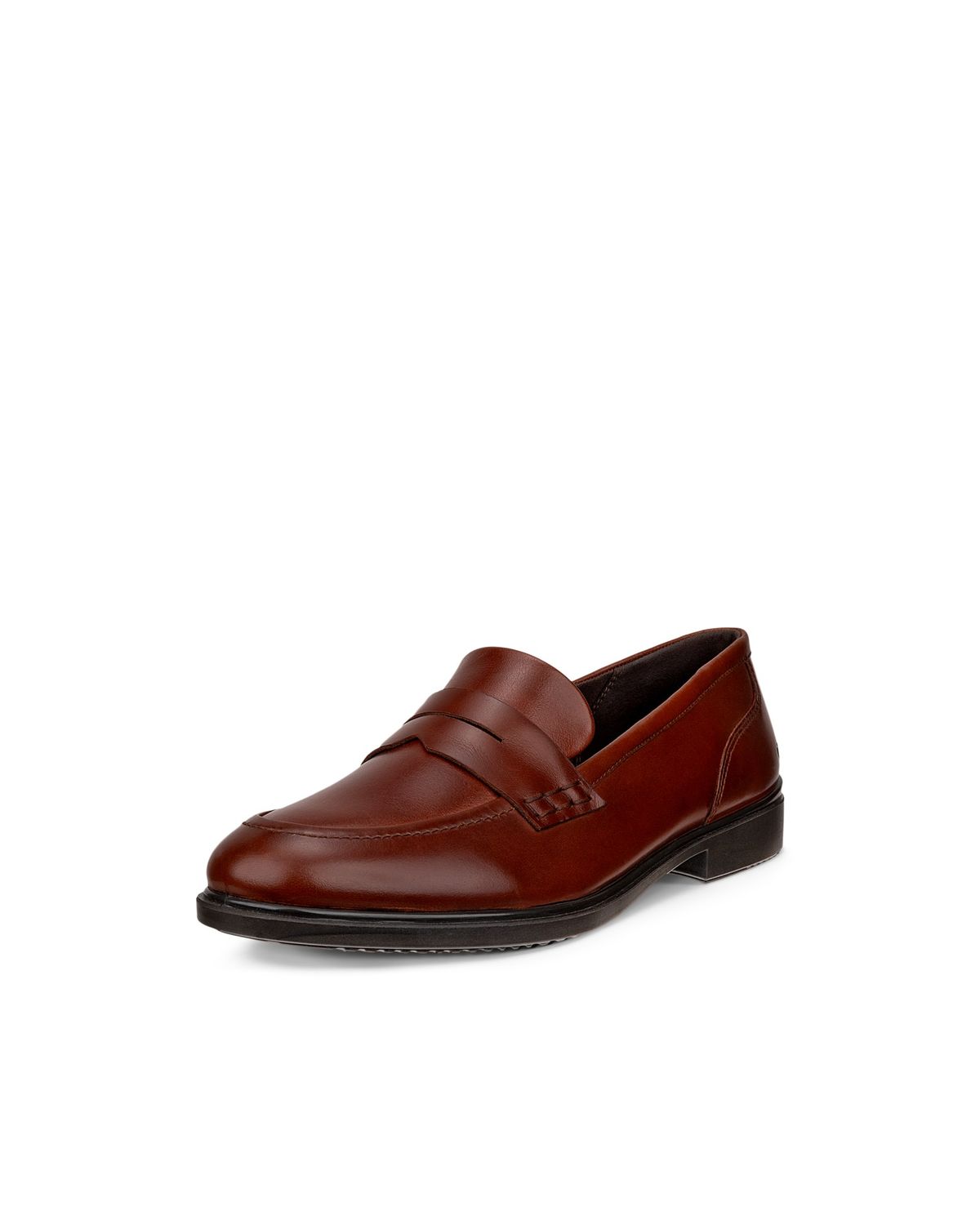 Ecco Shoes Dress Classic 15 Loafer, Color: Cognac, Gender: Womens, Size Width: 38