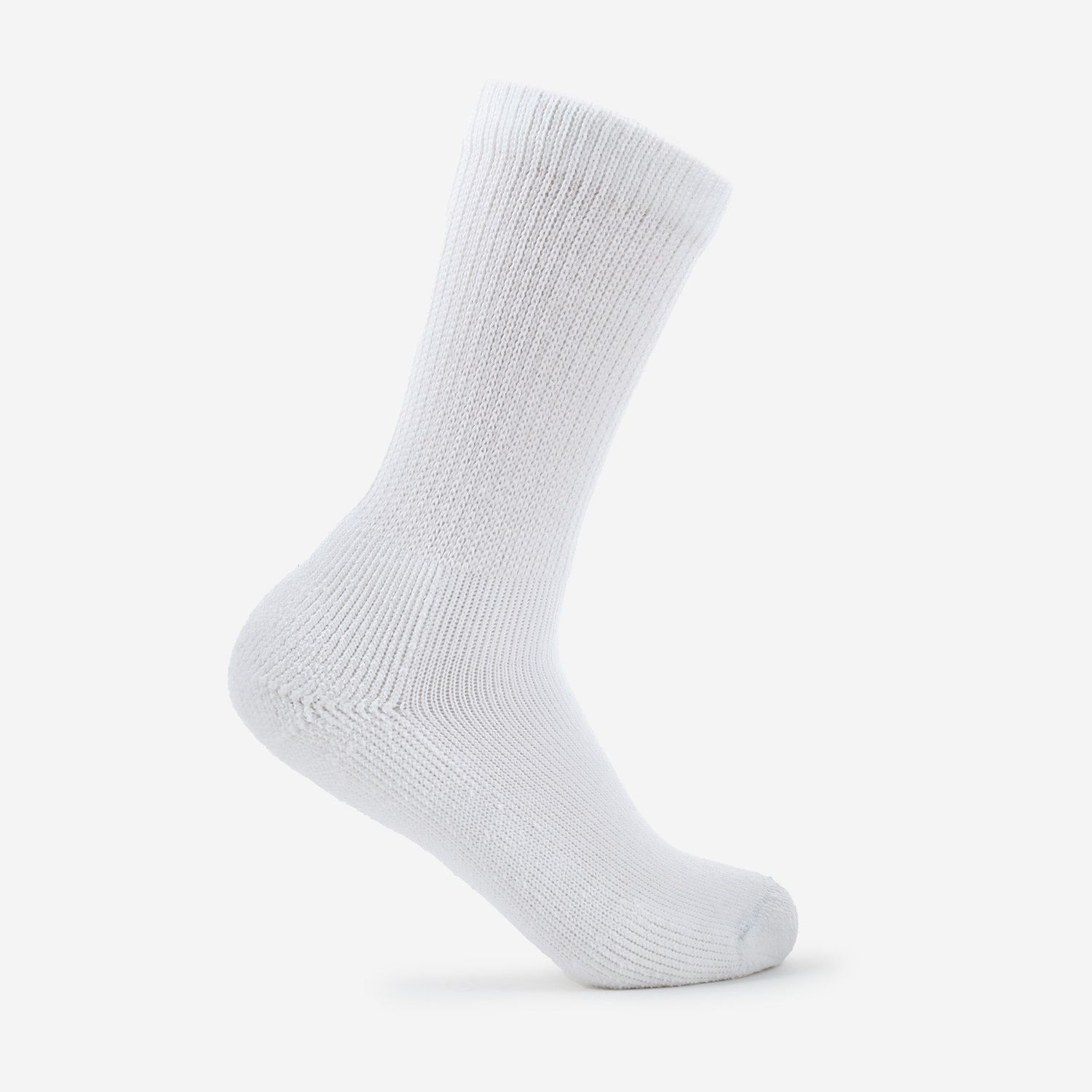 Thorlo Advanced Diabetic - Crew, Color: White, Gender: Womens, Size Width: M