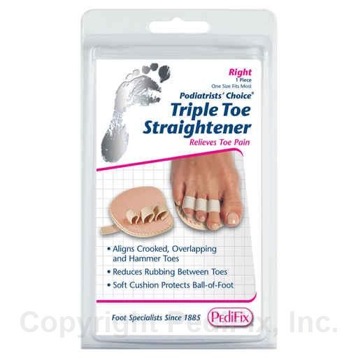 Triple Toe Straightener