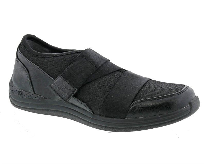 Drew Shoes Aster, Color: Black, Gender: Womens, Size Width: 7.5