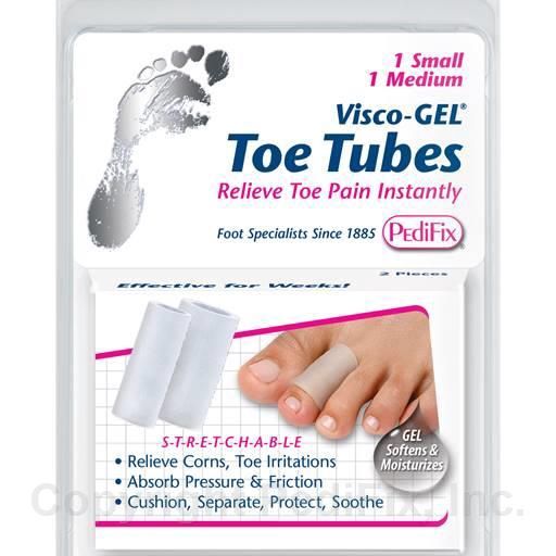 Toe Tubes, Size Width: Small