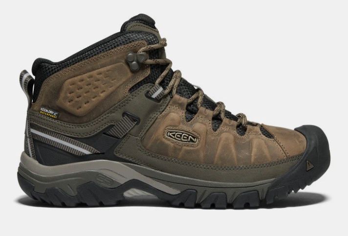 Targhee 3 Mid Waterproof, Color: Bungee Cord / Black, Gender: Mens, Size Width: 8