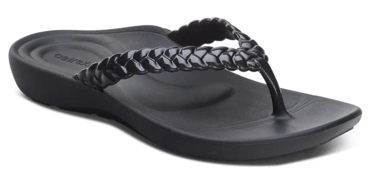 Aetrex Vicki, Color: Black, Gender: Womens, Size Width: 6