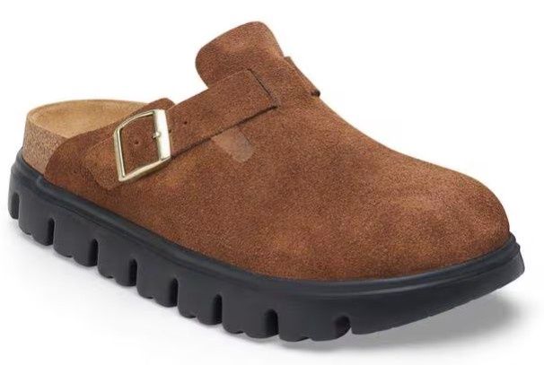 Boston Chunky, Color: Dark Tea, Gender: Womens, Size Width: 37