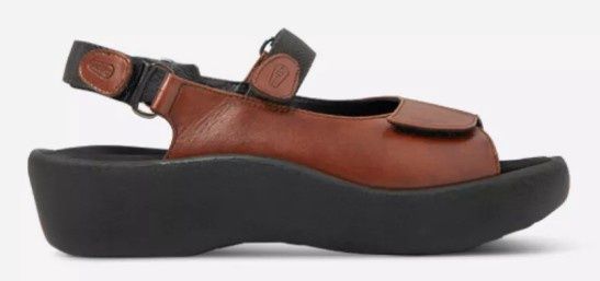 Jewel, Color: Cognac Leather, Gender: Womens, Size Width: 38