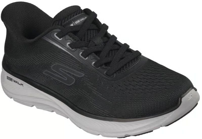 Skechers Go Walk Flex Plus Womens, Color: Black, Gender: Womens, Size Width: 8