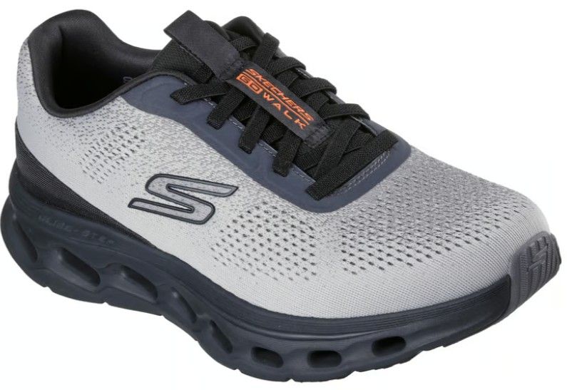 Skechers Go Walk Glide Step Mens, Color: Grey, Gender: Mens, Size Width: 9