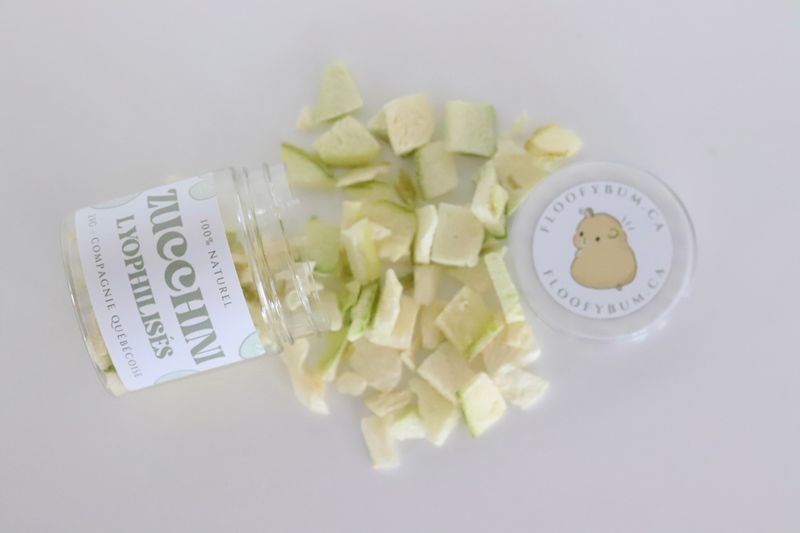 Zucchini lyophilisés