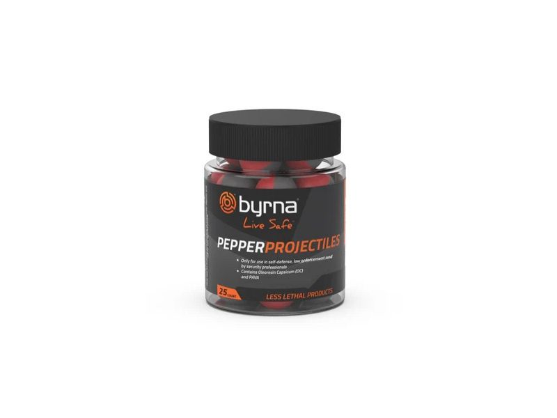 Byrna, Pepper Projectiles, 25PK - .68 CALIBER