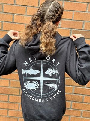 Hoodie Latitude/longitude logo (adult)