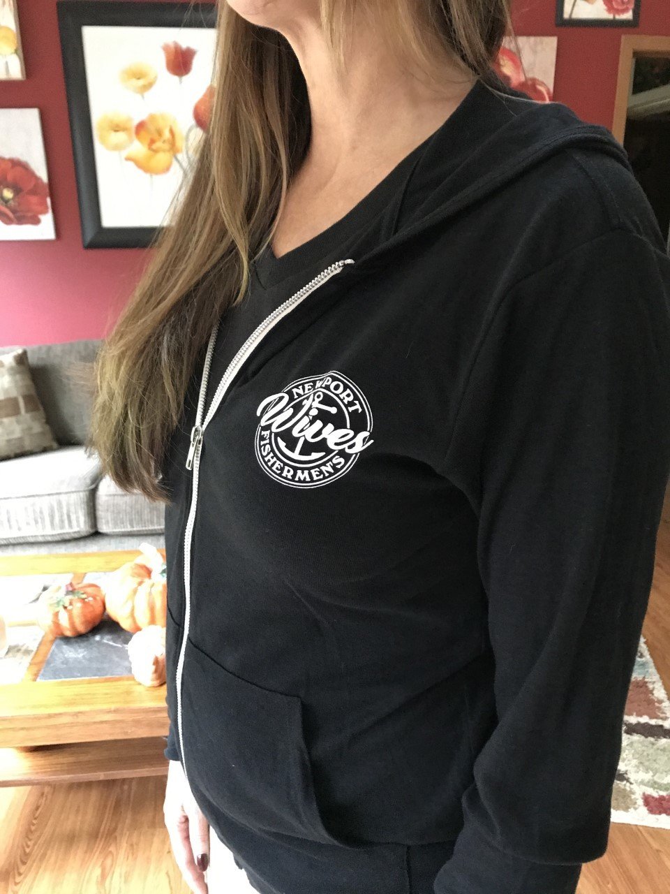 Adult Women&#39;s lightweight Zip Up Hoody