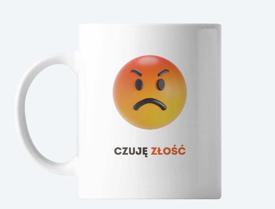 Kubek emocji - CZUJĘ ZŁOŚĆ