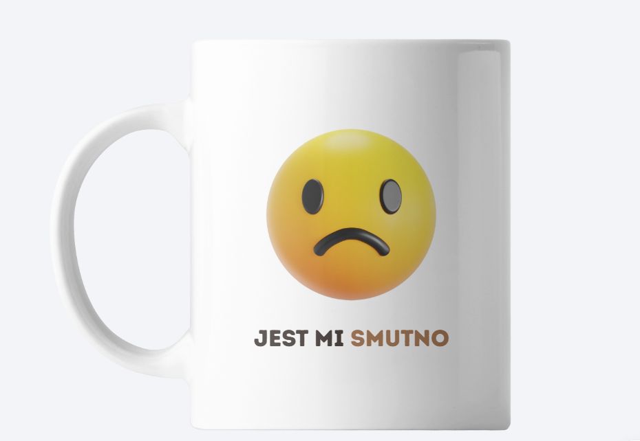 Kubek emocji - JEST MI SMUTNO
