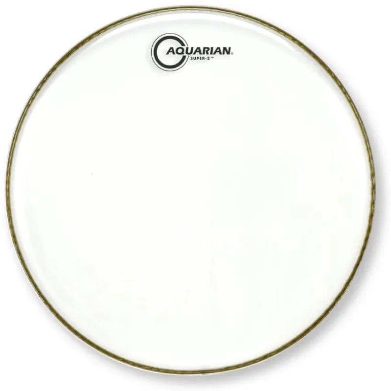 Aquarian S2-12 12" Super-2 Clear 5/7 Double Ply Drumhead