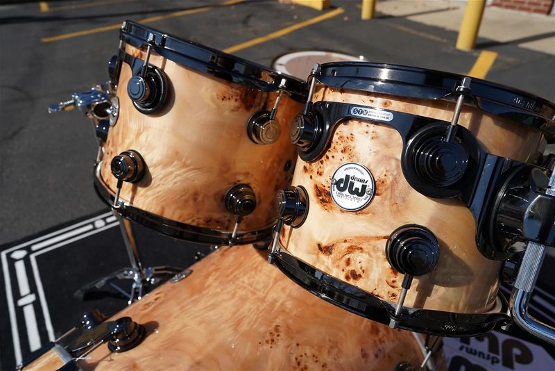 DW Mappa Burl 5pc Drum Set
