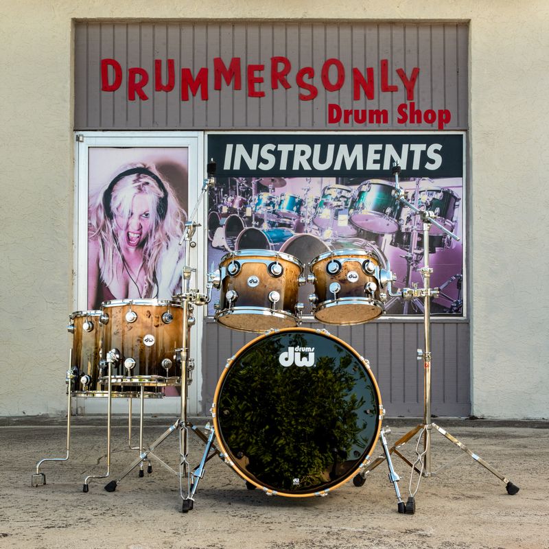 DW Mappa Burl 5pc Drum Set