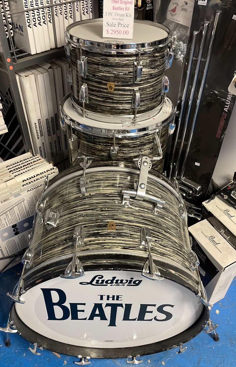 Ludwig 1964 Original Beatles Kit